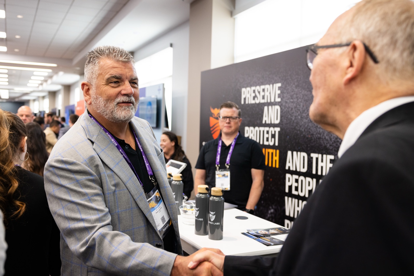 Al Dillon at the Sapper Labs CANSEC 2024 booth